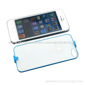 Battery Covers for iPhone 5/5S, with 2,600mAh Real Capacity, A -Grade Battery, 127.5*58.5*7.5mm, 60g